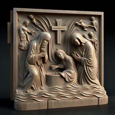 3D model Baptism (STL)